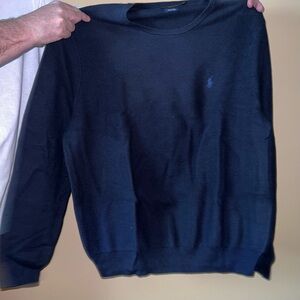 Polo by Ralph Lauren Pima Cotton Crewneck Pullover, Size XXL, Color: Navy